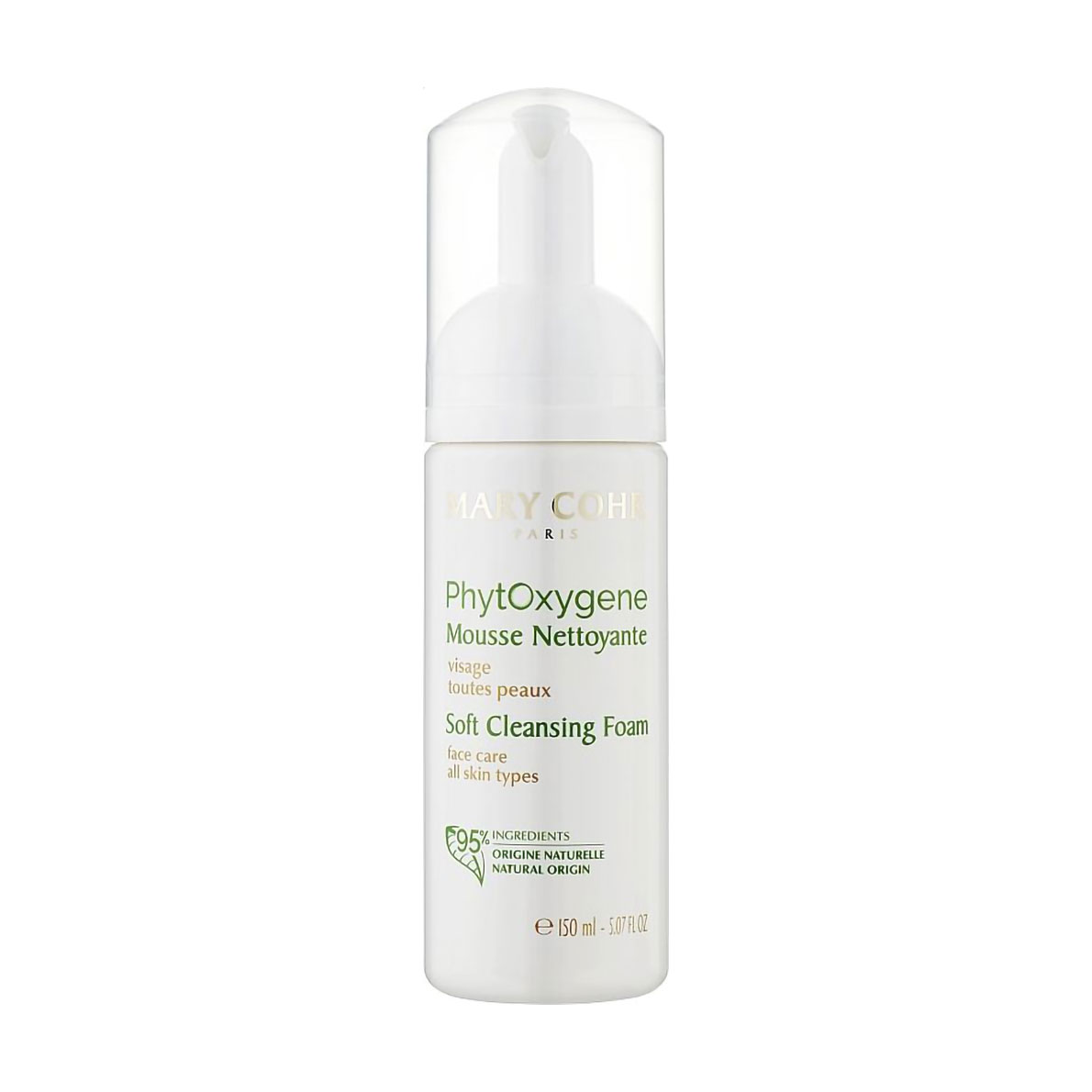 М'який очищувальний мус для обличчя Mary Cohr Phytoxygene Soft Cleansing Foam, 150 мл